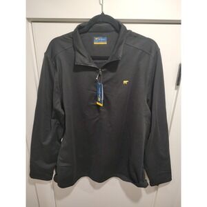 Jack Nicklaus 1/2 Zip Long Sleeve Pullover Sz L Black NWT